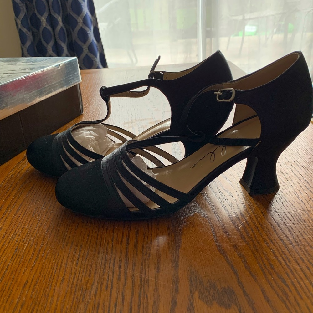 Satin Dance Shoes Size 8